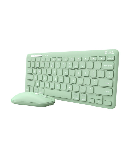 KEYBOARD +MOUSE WRL LYRA/GREEN 24942 TRUST