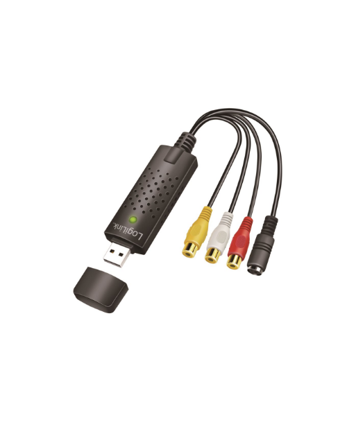 Logilink | USB 2.0 A/V grabber, USB-A/M to 3x RCA + Mini-DIN 5/F, Windows 11 | VG0030A