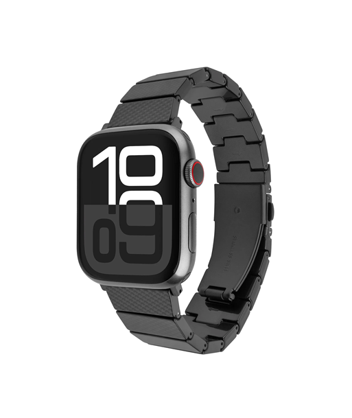 FIXED Resin Strap pro for Apple Watch 44/45/46/49, Carbon Black | Fixed