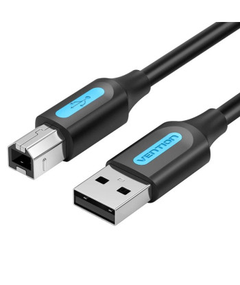 CABLE USB2.0 MALE TO MALE/1.5M BLACK COQBG VENTION