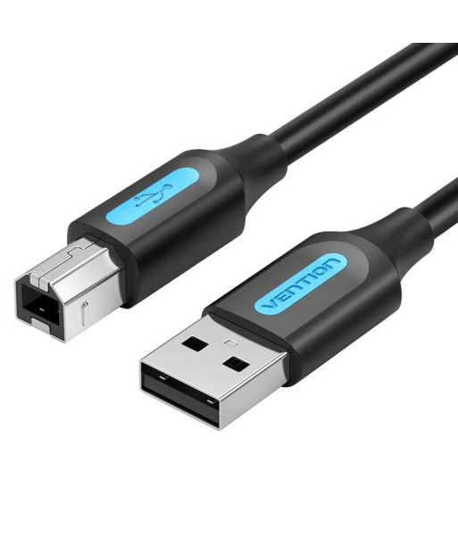CABLE USB2.0 MALE TO MALE/1.5M BLACK COQBG VENTION