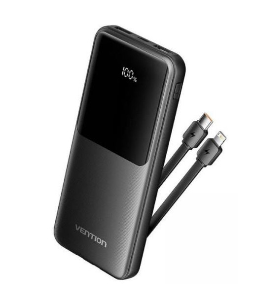 POWER BANK USB 10000MAH 22.5W/BLACK FHOB0 VENTION