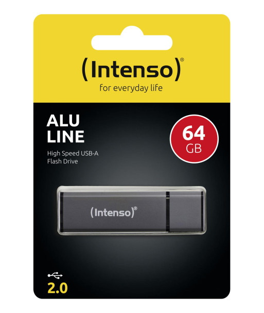 Флеш-накопитель USB2 64GB/ANTHRACITE 3521491 INTENSO
