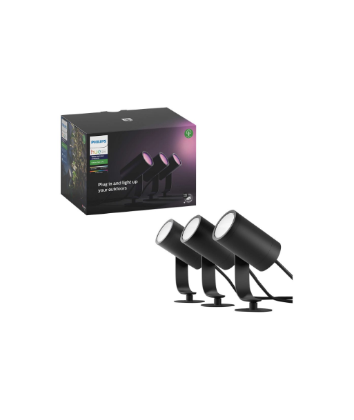 Philips Hue Lily Outdoor Spot base set 3x8W 24V | Hue White and Color Ambiance