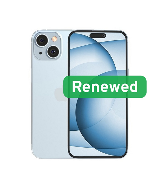 Apple Renewed Grade C, iPhone 15, Blue, 6.1", 128 GB, 5G