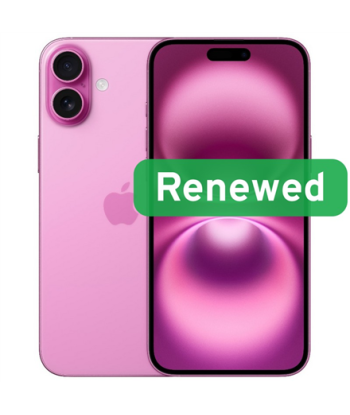 Apple Renewed Grade C, iPhone 16 Plus, Pink, 6.7", 128 GB, 5G