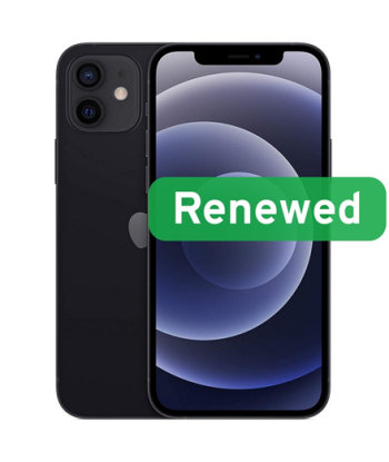 Apple Renewed Grade A, iPhone 12, Black, 6.1", 64 GB, 5G