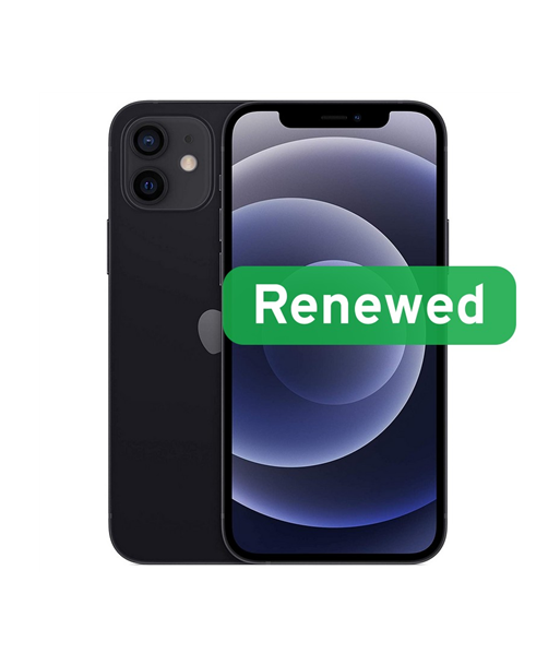 Apple Renewed Grade A, iPhone 12, Black, 6.1", 64 GB, 5G