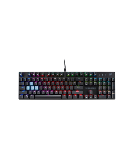 Klaviatuur Acer Predator Aethon 303, Wired, US, Kailh Blue, Black, Retail Pack
