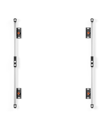 EDBAK ULS2500 Universal LED System for 2 cabinets 500mm | Black