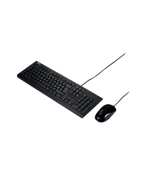 Клавиатура Asus U2000, and Mouse Set, Wired, US, Black