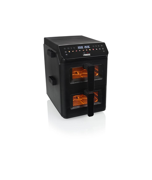 Kuumaõhufritüür Princess Double Stack, 182490, Power 3000 W, Capacity 11.2 L, Black