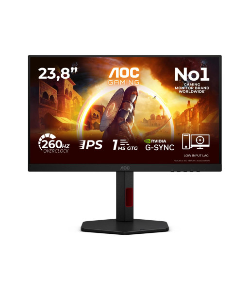 LCD Monitor AOC 23.8" 1920 x 1080 pixels Full HD Native aspect ratio 16:9 LED Flat 24G4ZR