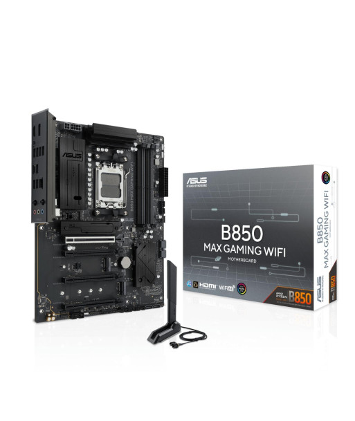 Mainboard ASUS AMD B850 Socket AM5 ATX RAM DDR5-SDRAM 4xSlots Wi-Fi Yes Bluetooth Yes 3xNumber of M.2 (M) slots