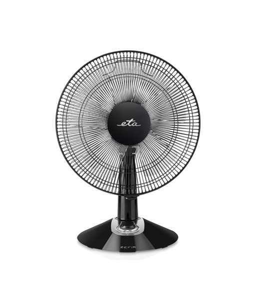 Lauaventilaator ETA, Zefir ETA160790010, 45 W, Diameter 30 cm, Number of speeds 3, Oscillation, Black