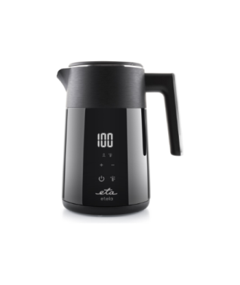 Veekeetja, ETA Etela 9596 90000, ETA 2200 W, Electric, 1.5 L, Stainless steel, 360° rotational base, Black