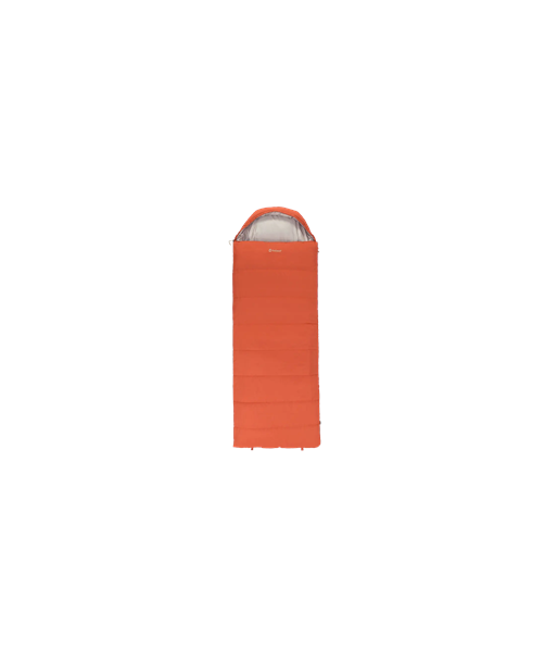 Magamiskott Outwell Campion Lux Orange, 225 x 85 cm, -16 to 5 °C, Left Zipper