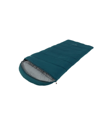 Easy Camp Raven I Square XL 5°C, Sleeping Bag, 220 x 100 cm, -8 to 9 °C, Left Zipper