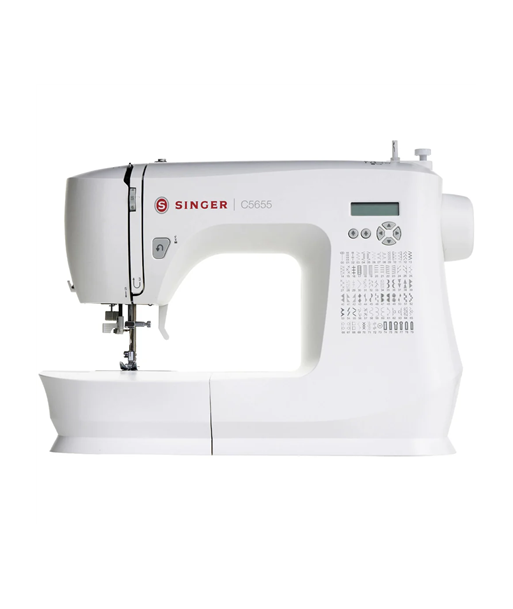 Singer, Sewing Machine, C5655, Number of stitches 80, Number of buttonholes 6, White