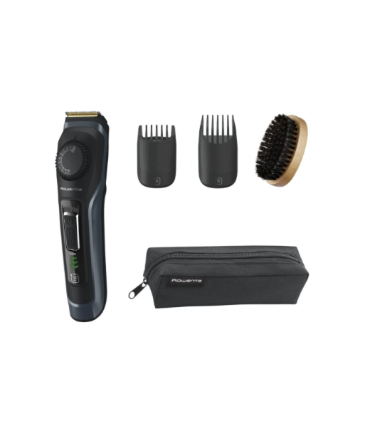 Триммер Rowenta Beard, TN3804E0 Virtuo, Cordless, Number of length steps 39, Black/Blue