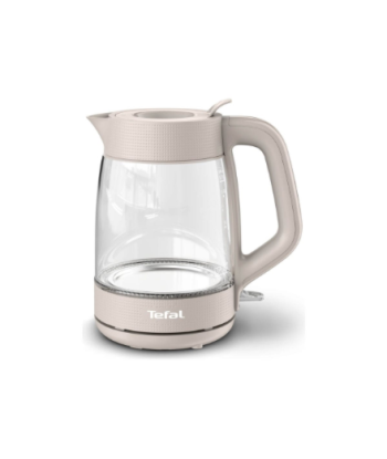 Чайник TEFAL, KO2G0BE0, 2000 W, Electric, 1.7 L, Glass, 360° rotational base, Grey/Transparent