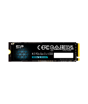 Silicon Power SP P34A60, 128 GB, Solid-state drive interface M.2 PCIe Gen 3x4, Read speed 1800 MB/s, Write speed 600 MB/s