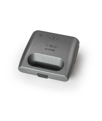 Gorenje, Sandwich maker, SM703GCG, 700 W, Number of plates 3, Number of pastry 2, Grey