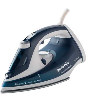 Gorenje, Steam Iron, SIH2200TQC, Steam Iron, 2200 W, Water tank capacity 300 ml, Continuous steam 30 g/min, Steam boost