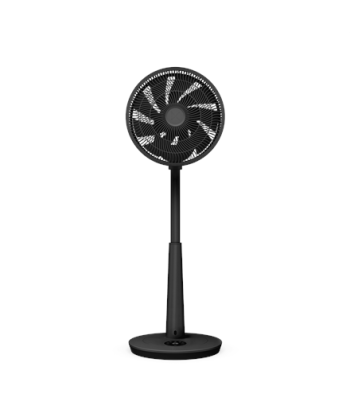 Duux Fan, Whisper 3, Stand Fan, 19 W, Diameter 34 cm, Number of speeds 26, Oscillation, Remote control, Black