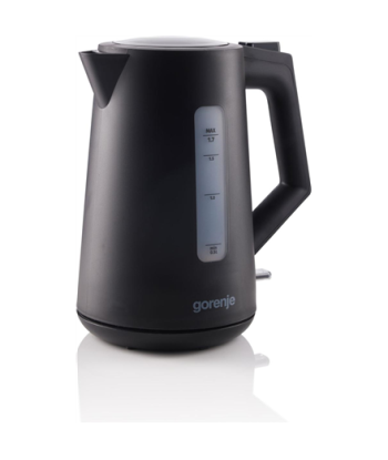 Чайник Gorenje K17OPB, Electric, 2200 W, 1.7 L, Plastic, 360° rotational base, Black