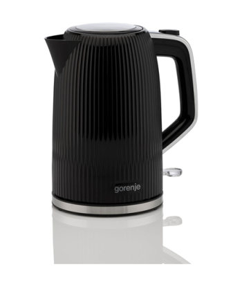 Gorenje K17DPB, Kettle, Electric, 1.7 L, 2200 W, Plastic/Stainless steel, 360° rotational base, Black