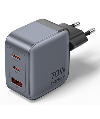 MOBILE CHARGER WALL 3PORT/70W FEXH0-EU VENTION