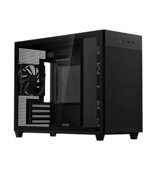 Case ASUS Prime AP201 Tempered Glass Micro Not included MicroATX MiniITX Colour Black PRIMEAP201TG