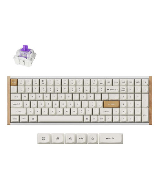 KEYBOARD WRL K4 HE SPECIAL ED/WHITE K4H-Q1 KEYCHRON