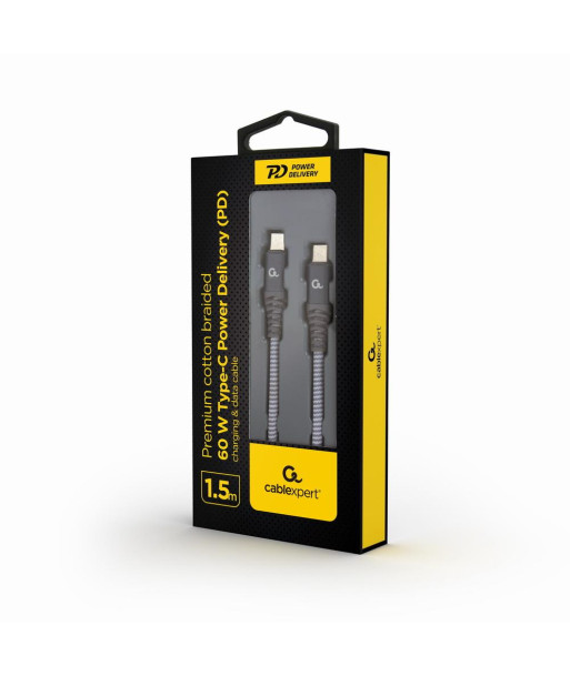 CABLE USB-C PD 1.5M/CC-USB2B-CMCM60-1.5M GEMBIRD