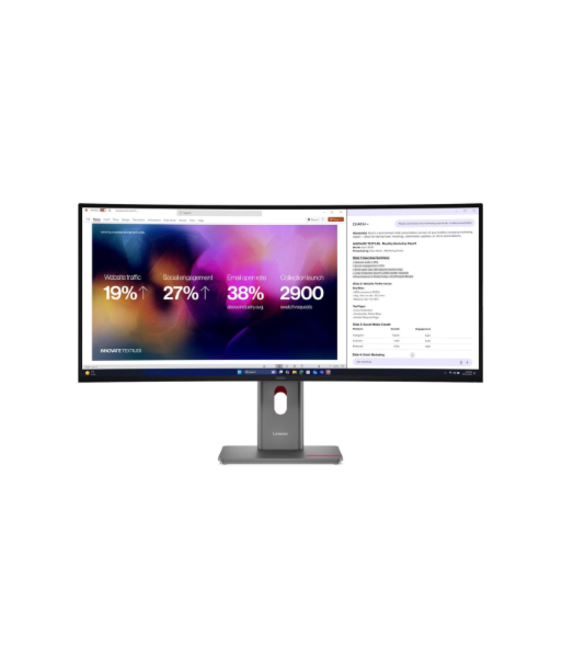Lenovo, ThinkVision P40WD-40, 39.7", IPS, WUHD, 21:9, 120 Hz, 4ms GtG (Extreme mode) / 6ms GtG (Typical mode) ms, 5120 x 2160