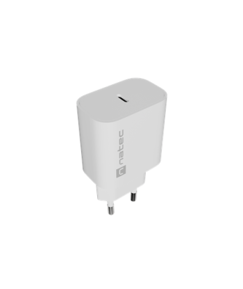 Natec Ribera USB Charger 1X USB-C 20W, White