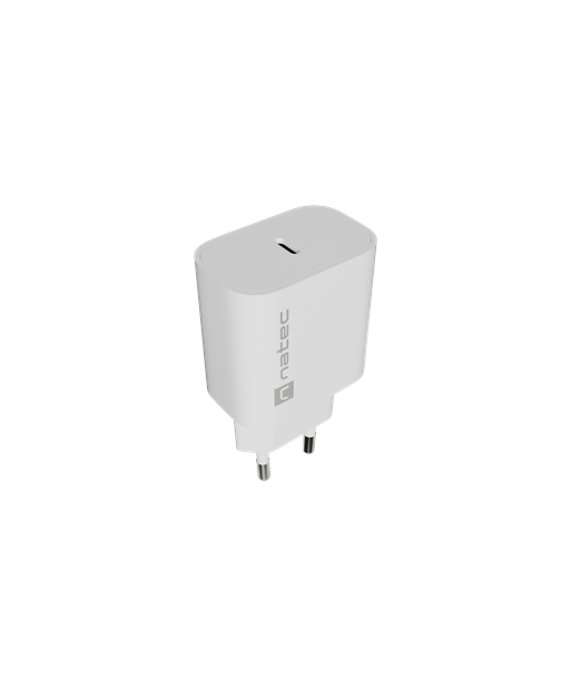 Natec Ribera USB Charger 1X USB-C 20W, White