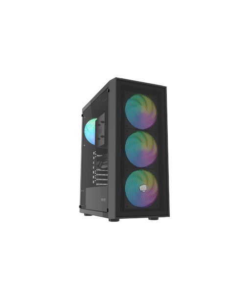 Fury PC Case, SHOBO SH8F ARGB, Black, Midi Tower