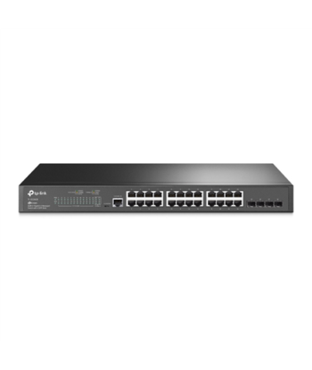 TP-LINK, JetStream L2 Switch, TL-SG3428, Web Managed, Rackmountable, SFP ports quantity 4, Power supply type Single