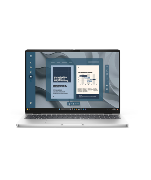 Dell Pro 16 PC16255, Platinum Silver, 16", IPS, FHD+, 1920 x 1200 pixels, Anti-glare, AMD Ryzen AI 5 PRO, 340, 16 GB, DDR5