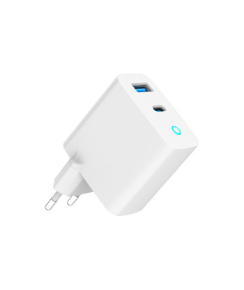 CHARGER USB 65W 2PORT/TA-UC-PDQC65L-W-01 GEMBIRD