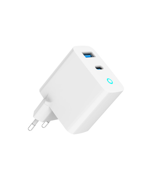 CHARGER USB 65W 2PORT/TA-UC-PDQC65L-W-01 GEMBIRD