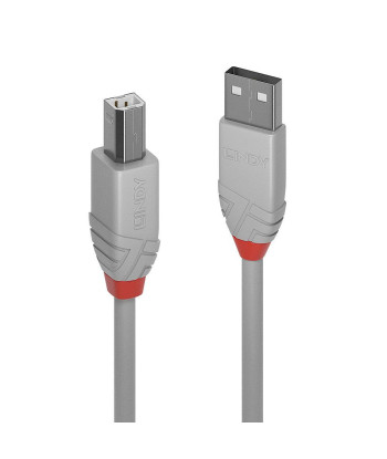 CABLE USB2 A-B 2M/ANTHRA GREY36683 LINDY