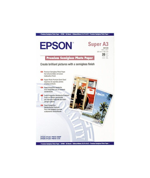 Фото-бумага Epson Semigloss DIN A3+, 250g/m2, 20 sheets