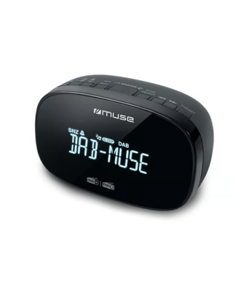 Muse, DAB+/FM Dual Alarm Clock Radio, M-150 CDB, Alarm function, AUX in, Black