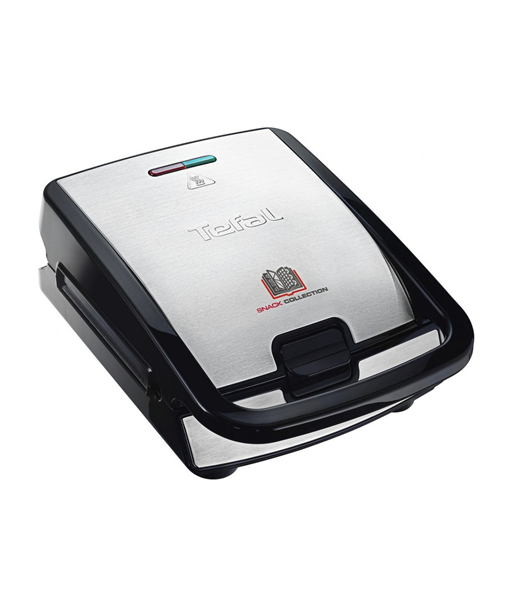 TEFAL, Sandwich Maker, SW854D, 700 W, Number of plates 4, Number of pastry 2, Black/Stainless steel