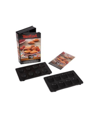 TEFAL Madeleine plates for cookies XA801512 Black, TEFAL, Madeleine plates, XA801512, Black