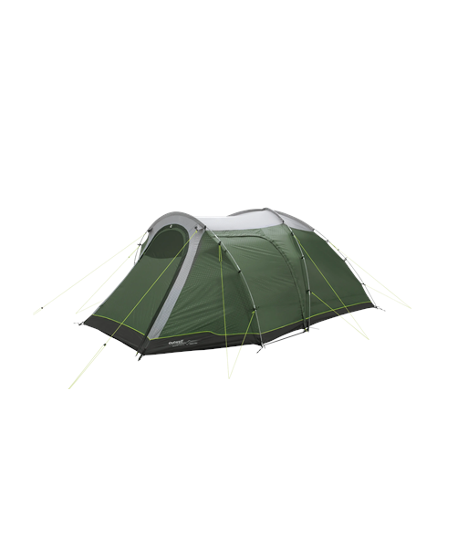 Outwell Two Room Dome Tent, Cloud 5 Plus, 5 person(s), Green/Grey