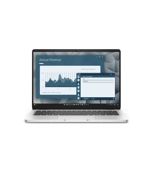 Dell Pro 14 PC14255, 14", IPS, FHD+, 1920 x 1200 pixels, Anti-glare, AMD Ryzen AI 7, 350, 16 GB, DDR5, Solid-state drive